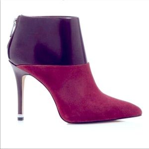 Michael Kors booties shoes heels leather suede